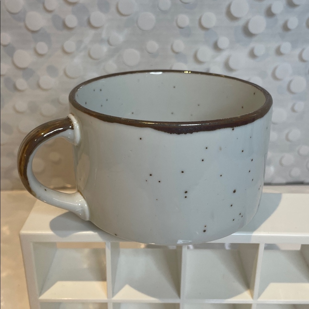 Vintage Japanese Stoneware Jumbo SunFlower Soup Mug - Picture 4 of 8
